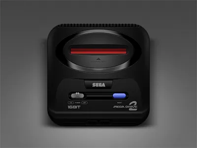 Sega Mega Drive 2 icon console icon ios megadrive sega