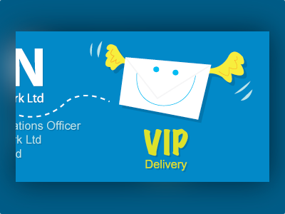 Vip Mail illustration label mail vector