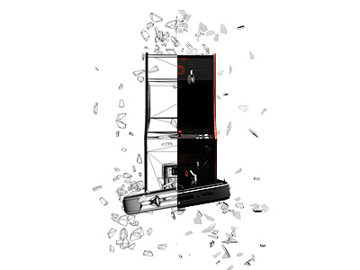 ImGame - Arcade Cabinet Shatter SplitView 360 3d app arcade cabinet game genesis grey icon iphone joystick n64 neo geo nes new pc photoshop pixel ps3 quarter red sega cd snes tg16 token wii xbox