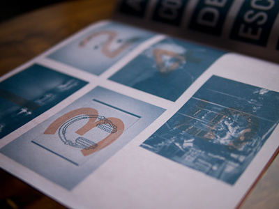 Candida III catalog duotone knockout offset poster print