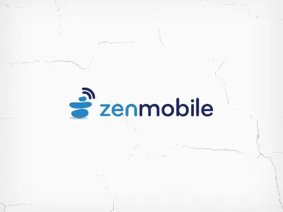 Zen Mobile logo mark mobile web