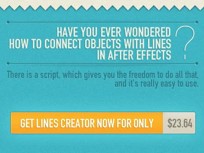 Lines Creator after effects arsek buy button design get button pixel plugin typography ui