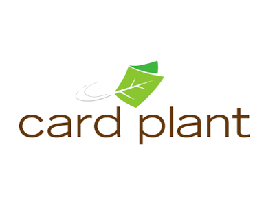 Card Plant Blowing logo vector wip