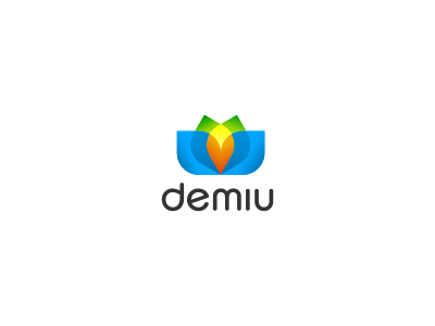 Demiu Logo Design clever colorful demiu design agency flower freelance designer freelance logo designer graphic design graphic designer heart icon leaves logo logo design logo designer nature petal petals rainbow shop simple