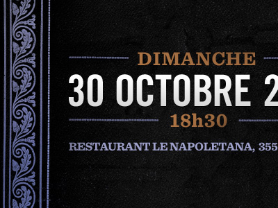 Invitation invitation typography victorian