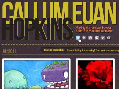 Callum Euan Hopkins New Design blocks blog blog design callum callum hopkins framework grid hopkins large type typography web design wordpress