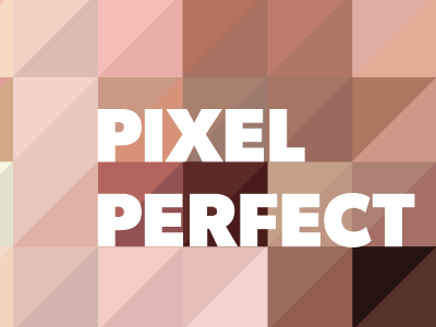 Pixel Perfect color design graphic pixel poster typography