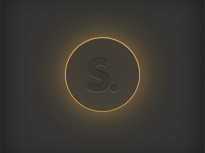 messing around with glow glow identity logo neon