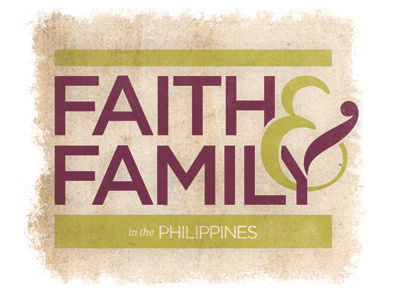 Faith And Family typography work projects