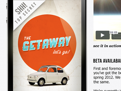 The Getaway iPhone App app fiat getway iphone the pixel revolt travel