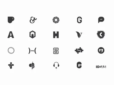 Logomarks black design icons logos marks simple