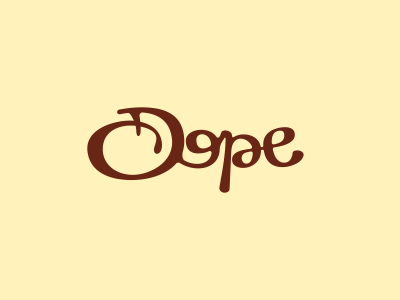 Dope boobies brown calligraphy chocolate cleavage design agency dope drip flow flowing freelance designer freelance logo designer graphic design graphic designer logo logo design logo designer panties rad type typography wordmark