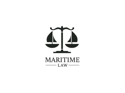 Maritime Law boat lawyer logo love mark sail scales