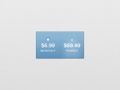 Choose Duration pricing texture ui web