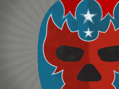 Luchador Mask banner cmoiseve luchador mexican texture vintage wrestling