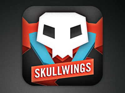Skullwings App Icon icon illustration ios ipad iphone
