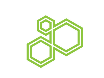 Connection green illustration logo