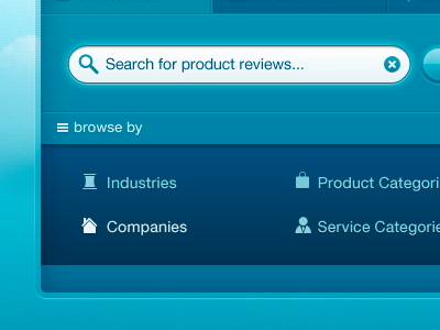 Search and browse... blue browse product review search services