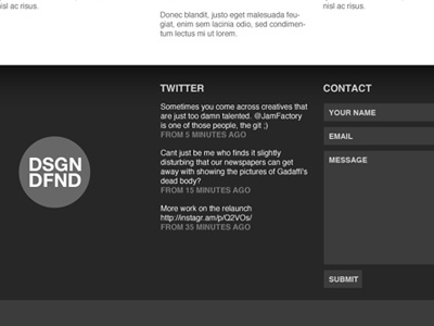 Design Defined Footer design defined footer redesign web design