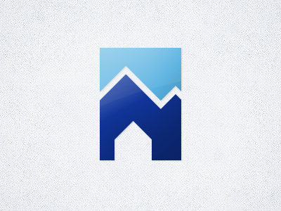 Baufinanzierung Bayern - Mortgage Logo baufinanzierung bayern branding financing home loans logo minimalist mortgages negative space refinancing