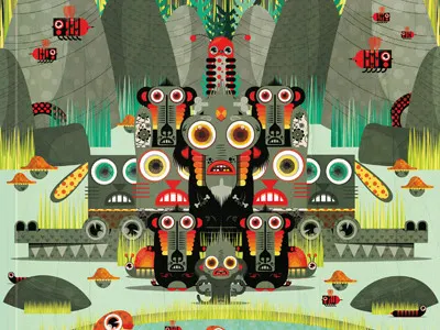 Monkey Family bishopparigo monkey