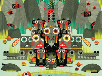 Monkey Family bishopparigo monkey