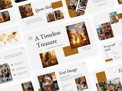 Treasure Presentation branding culture design elegant graphic design indonesian powerpoint presentation template treasure