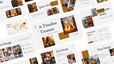 Treasure Presentation branding culture design elegant graphic design indonesian powerpoint presentation template treasure