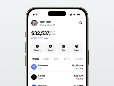 Crypto Apps apps bitcoin crypto exchange mobile apps modern simple ui wallet web3