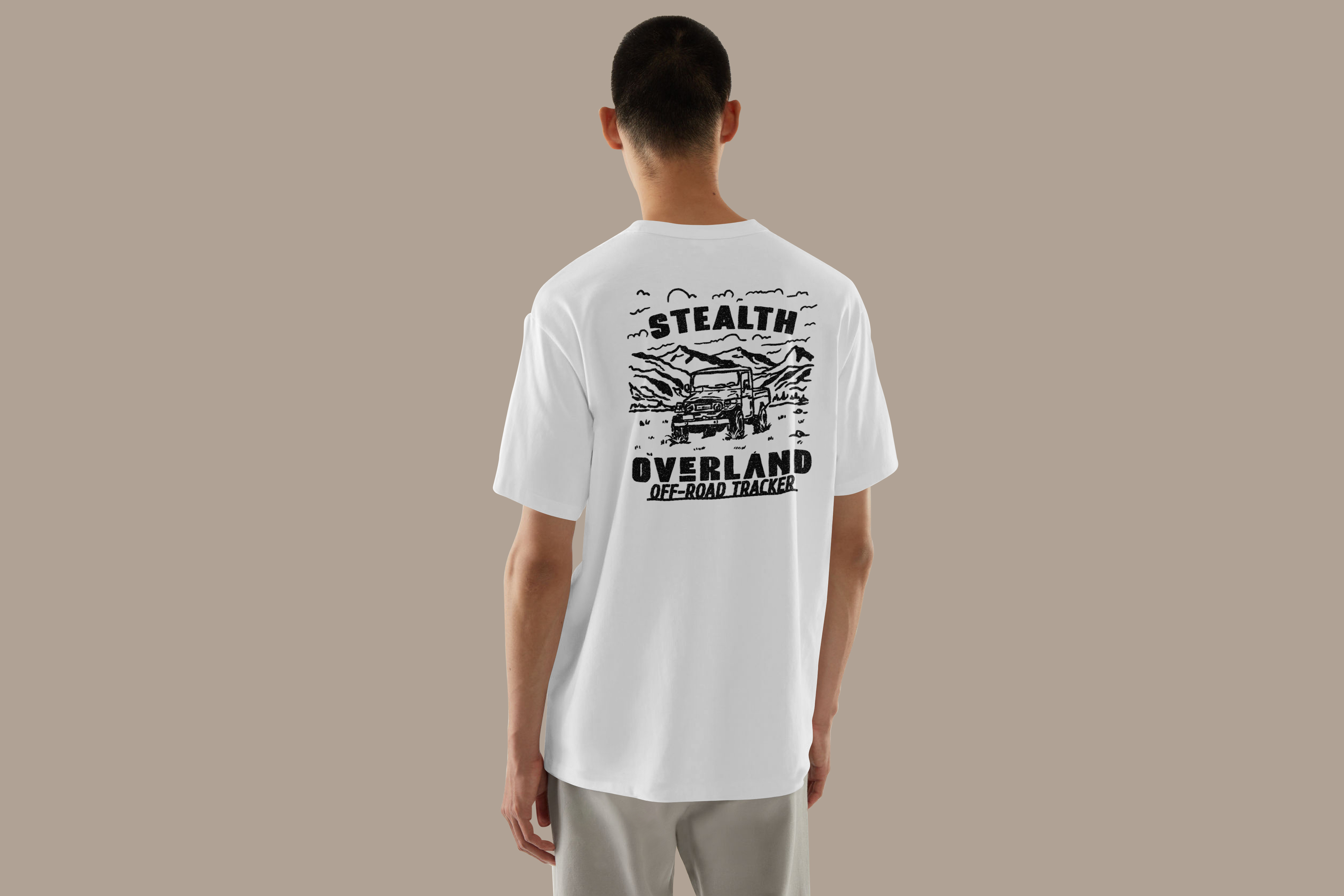 Example of T Shirt Vintage Hand Drawn Illustration