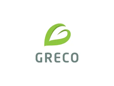 GRECO ali eco eco friendly effendy for sale g greco green icon leaf logo logo designer mark negative space sale