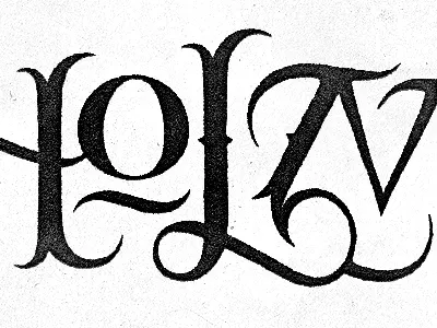 OLM antique coffee made me do it personal serif simon ålander texture tuscan typography