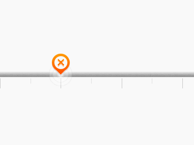 Orange Slider Scale measure orange rate scale