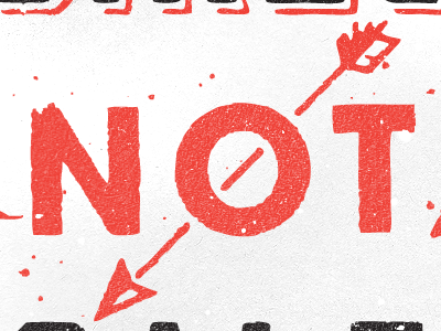 Not arrow design grunge no text type