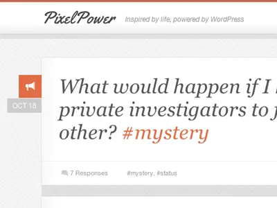 Status Post Format Style icon post format status web website wordpress