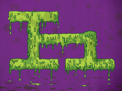 H h halloween letterform spooky type typefight