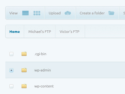 Ftp Manager 3 button design free manager navigation psd web website