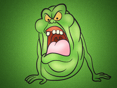 Slimer ghost ghostbusters green slimer