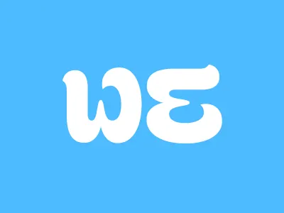 WEHOO custom lettering logo logotype type typography