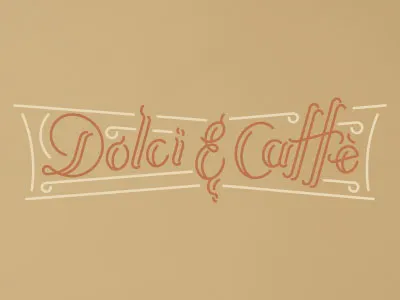 Dolci E Caffe v4 bakery cafe coffee coffee shop french italian logo restaurant type