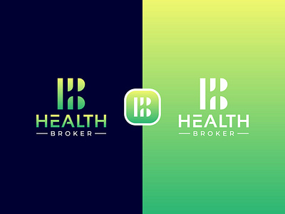 Health Broker Logo app icon brand logo brand logo design branding broker logo business logo company logo creative logo design hb hb logo health broker logo health logo icon letter mark logo logo logo design logo icon logos professional logo