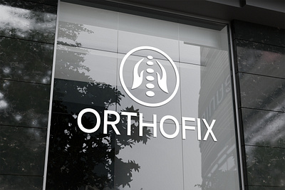 Orthofix - Pain Relief Logo Design | Back Pain Logo back pain logo branding chiropractic logo clinic logo graphic design healthcare healthcare logo logo design logo designer medical logo orthopedic logo design pain relief logo physiotherapy logo professional healthcare logo spine care logo wellness therapy logo