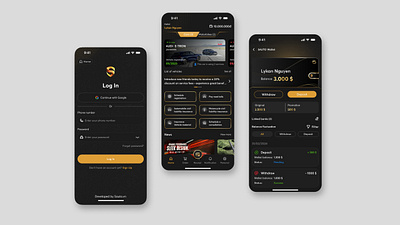 SAUTO - Mobile App UI mobile design ui visual design