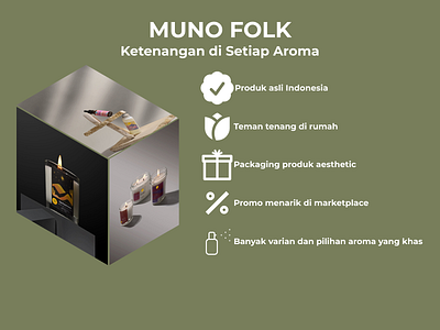 Muno Folk - Website Design MUNO FOLK aroma candle app branding design graphic design ui ux