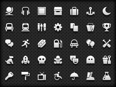 Symbolicons: Pixel icon icons iphone pixel retina simple symbol symbolicons symbols vector
