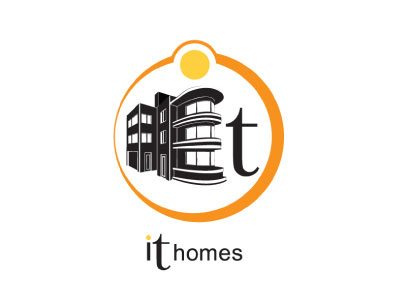 IT HOME LOGO caleb irwin design graphic design identity illustrator logo