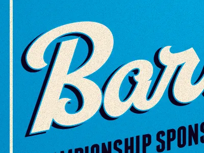 Custom Barista Type barista blue brochure custom design font graphic illustration logo texture type typography