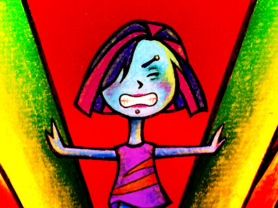 Fernanda Furiosa character children children books cover crayons hand drawn illustration kids