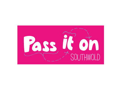 Pass It On Pink design development handdrawn illustrator logo