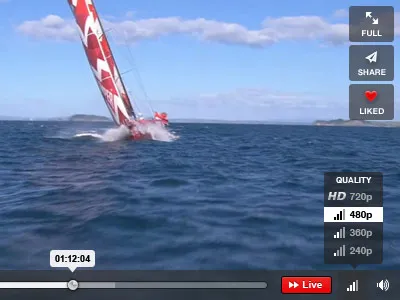 New Livestream Player UI chrome livestream player ui video